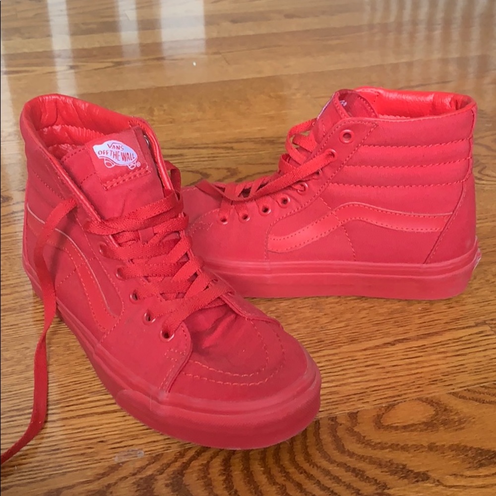 Vans Red High Tops